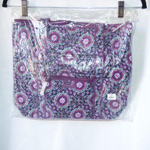 Vera Bradley Villager Bag in Lilac Medallion Print